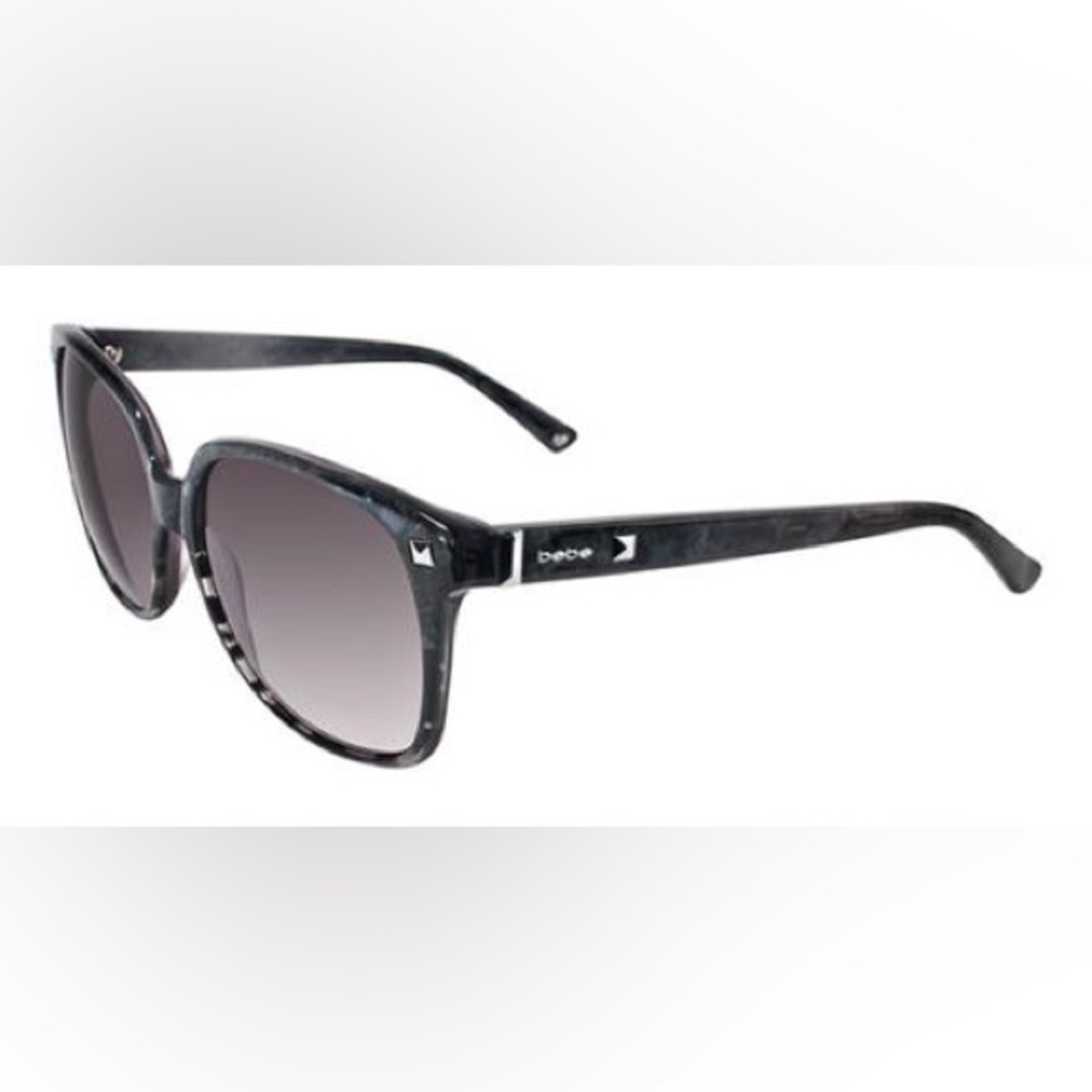 Bebe Clever BB7038 (002) Grey Marble Sunglasses Woman’s With Case